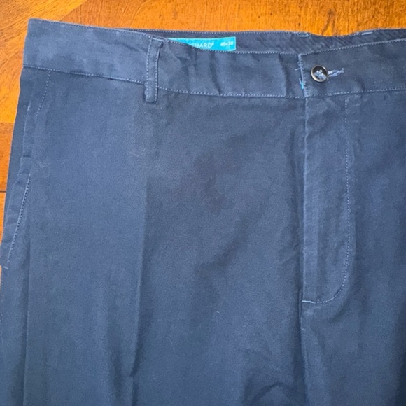 Tori Richard Mens Navy Flat Front Cotton Tencel Spandex Chino Pants 40 x 30 - Picture 5 of 9